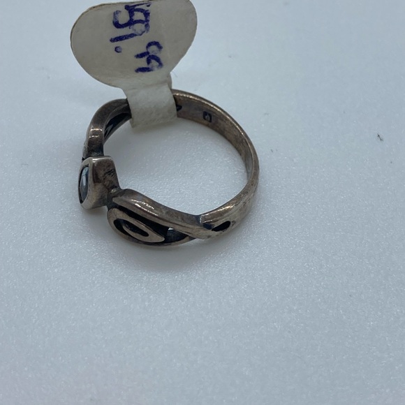 BOGO50 Sterling silver aquamarine ring - Picture 3 of 6